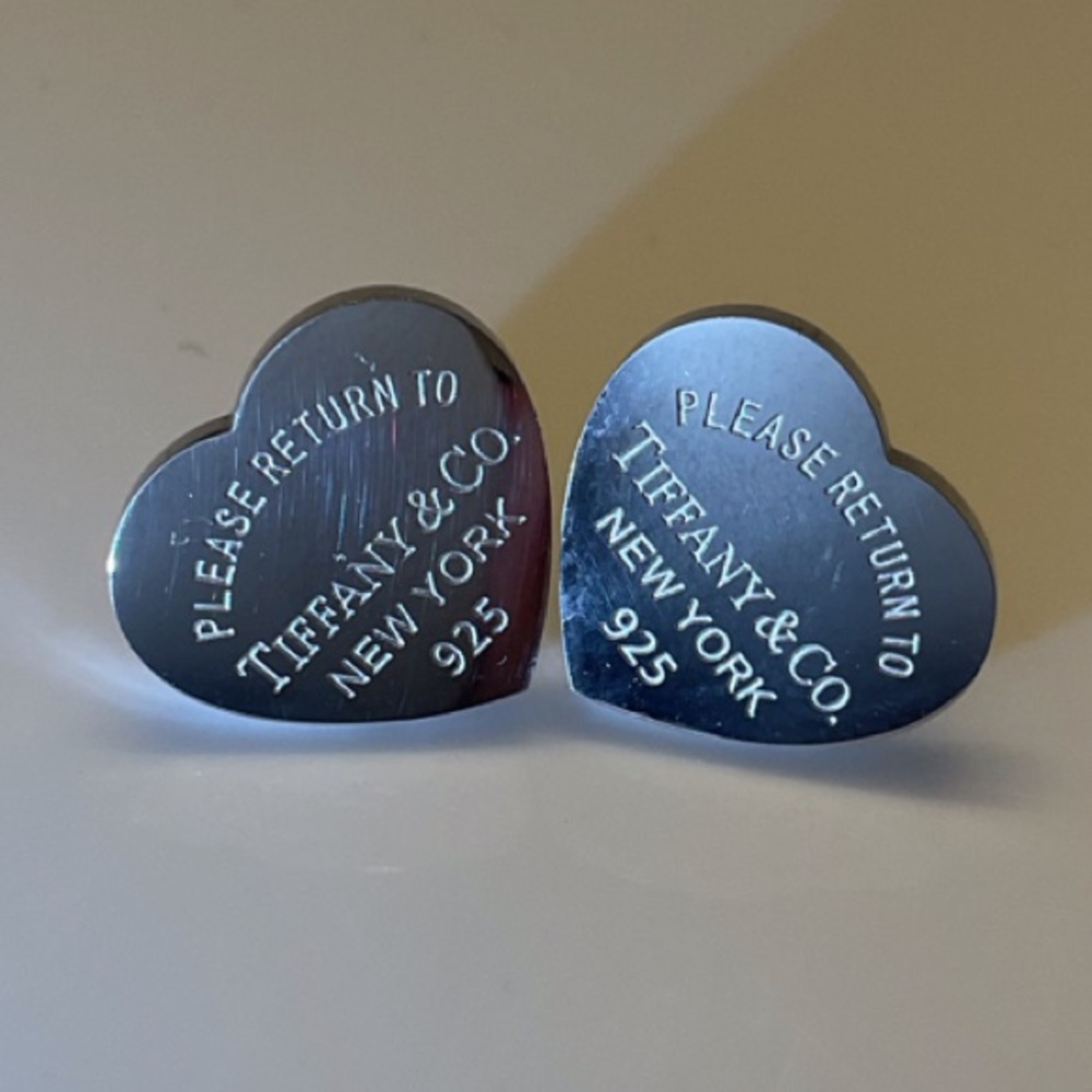 Tiffany & Co. Heart Tag Stud Earrings